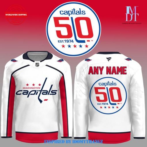 Washington Capitals 50th Anniversary Jersey