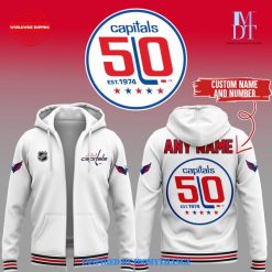 Washington Capitals 50th Anniversary Zip Hoodie