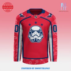 Washington Capitals x Star Wars Night Personalized Red Jersey