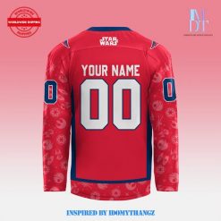 Washington Capitals x Star Wars Night Personalized Red Jersey