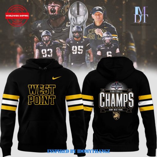 Army Black Knights Special Edition 2024 AAC Football Conference Champions Hoodie