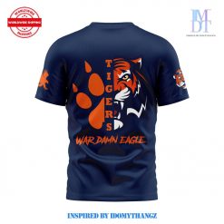 Auburn Tigers War Damn Eagle Premium Edition TShirt