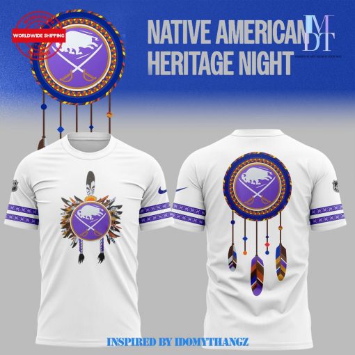 Buffalo Sabres Native American Heritage Month 2024 Limited Edition T-Shirt