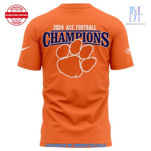 Clemson Tigers 2024 ACC Champions Limited Edition T-Shirt