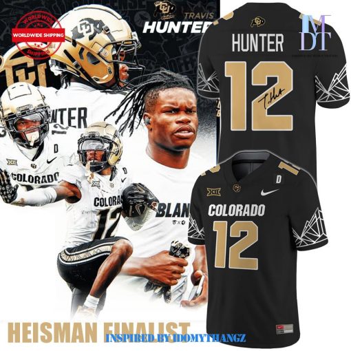 Colorado Buffaloes Heisman 2024 Travis Hunter Limited Edition Black Jersey