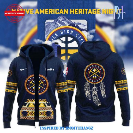 Denver Nuggets Native American Heritage Night Limited Edition Hoodie