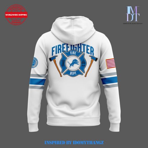 Detroit Lions 2024 Firefighter Appreciation Night Premium Limited Hoodie