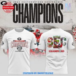 Georgia Bulldogs Southeastern Conference 2024 Champions Nike T-Shirt