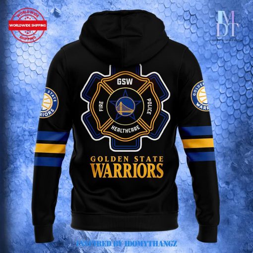 Golden State Warriors 2024 Firefighter Appreciation Night Limited Edition Hoodie