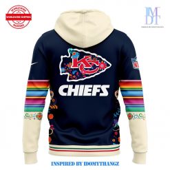 Kansas City Chiefs 2024 NFL Dia De Los Muertos Premium Limited Pullover Hoodie