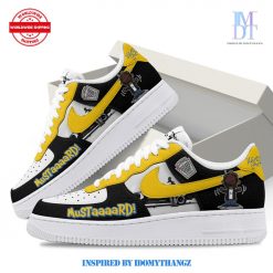 Kendrick Lamar Mustaard Premium Edition Air Force 1 Sneakers