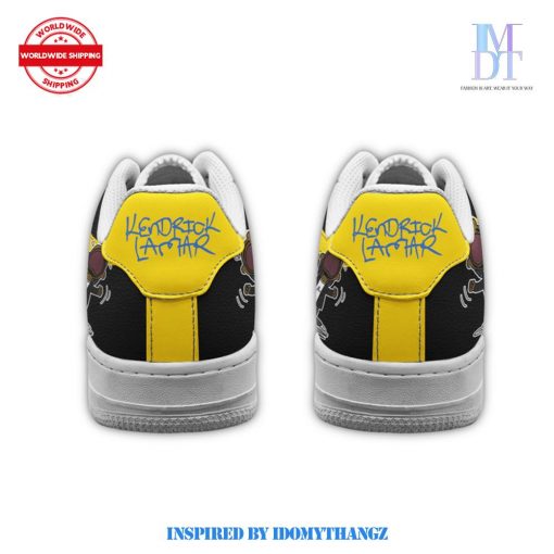 Kendrick Lamar Mustaard Premium Edition Air Force 1 Sneakers