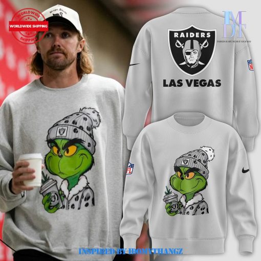 Las Vegas Raiders 2024 The Grinch Premium Limited Sweatshirt