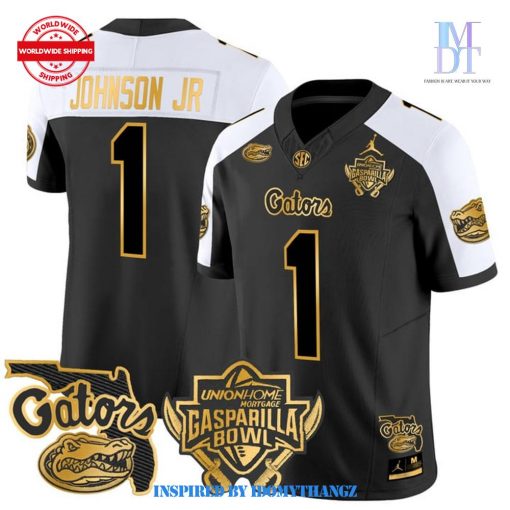 Florida Gators 2024 Gasparilla Bowl Patch Gold Vapor Limited Jersey