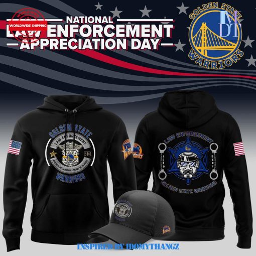 Golden State Warriors 2024 First Responders Law Enforcement Appreciation Day Premium Limited Pullover Hoodie