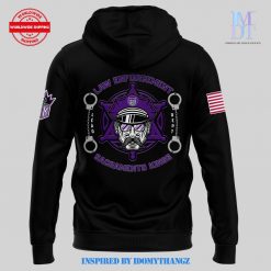 Mens Sacramento Kings 2024 First Responders Law Enforcement Appreciation Day Premium Limited Pullover Hoodie 3