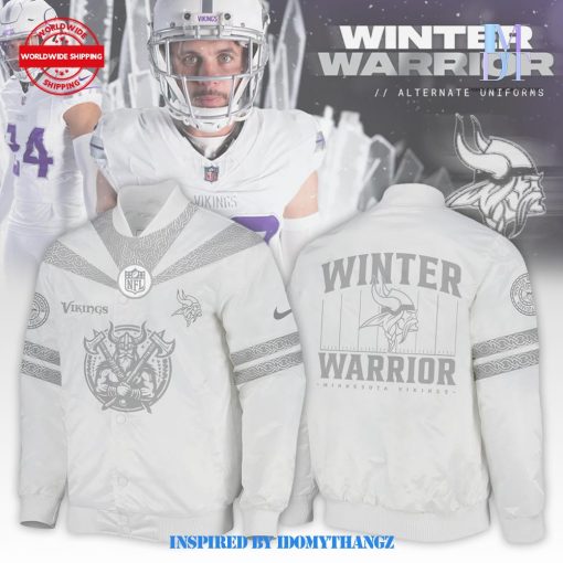 Minnesota Vikings 2024 Winter Warrior Limited Edition Baseball Jacket