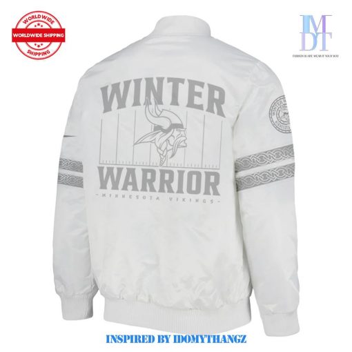 Minnesota Vikings 2024 Winter Warrior Limited Edition Baseball Jacket