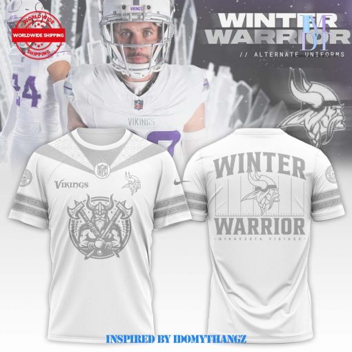 Minnesota Vikings 2024 Winter Warrior Limited Edition T-Shirt