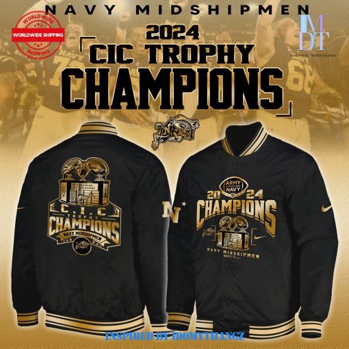 Navy Midshipmen 2024 Champions Limited Edition Baseball Jacket