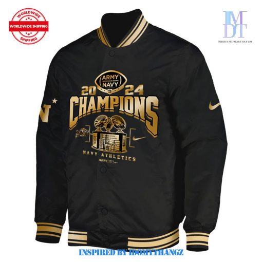 Navy Midshipmen 2024 Champions Limited Edition Baseball Jacket