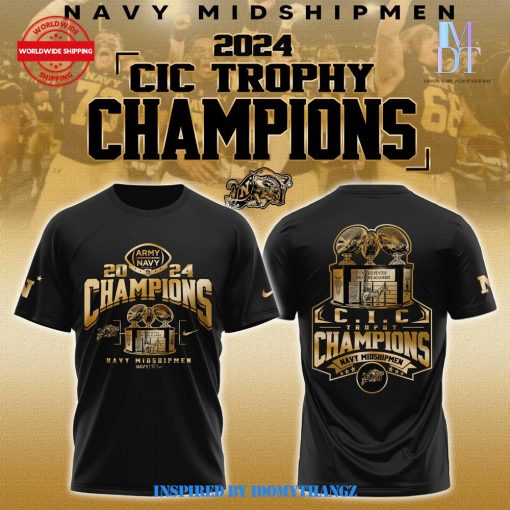 Navy Midshipmen 2024 Champions Limited Edition T-Shirt