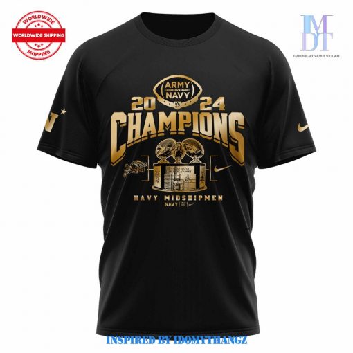 Navy Midshipmen 2024 Champions Limited Edition T-Shirt