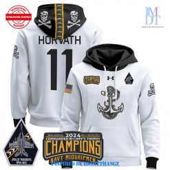 Navy Midshipmen 2024 Commander-In-Chiefs Trophy Champions Limited Hoodie