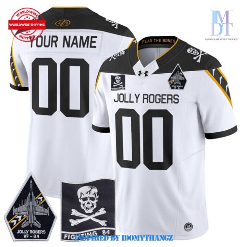 Navy Midshipmen 2024 Jolly Rogers Patch Vapor Limited Edition Jersey