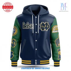 Notre Dame Fighting Irish University Special Hooded Baseball Jacket