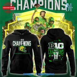 Oregon Ducks 2024 Big Ten Football Conference Champions Black Hoodie