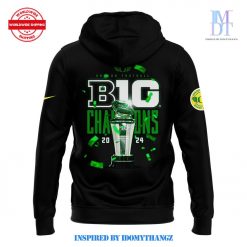 Oregon Ducks 2024 Big Ten Football Conference Champions Black Hoodie