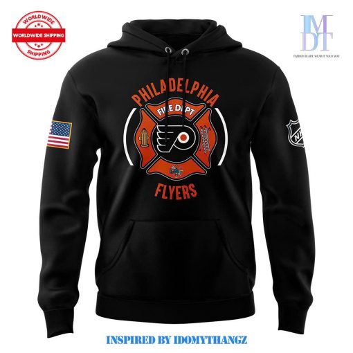 Philadelphia Flyers 2024 Firefighter Appreciation Night Limited Edition Hoodie