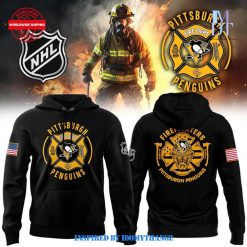 Pittsburgh Penguins 2024 Firefighter Appreciation Night Premium Limited Pullover Hoodie