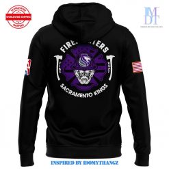 Sacramento Kings x Firefighter Appreciation Night Premium Limited Pullover Hoodie 3