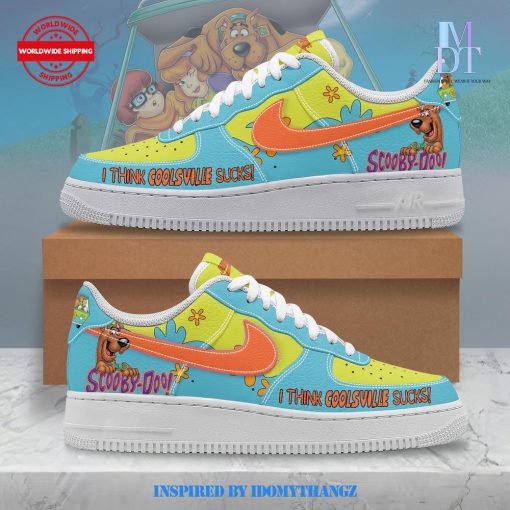 Scooby-Doo I Think Coolsville Sucks Premium Edition Air Force 1 Sneakers