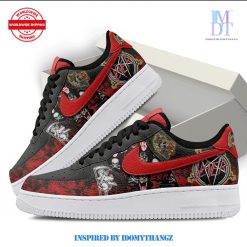 Slayer Angel Of Death Premium Edition Air Force 1 Sneakers