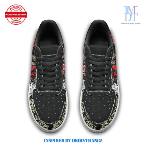 Slayer Angel Of Death Premium Edition Air Force 1 Sneakers