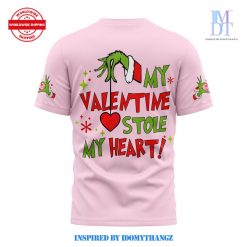 The Grinch My Valentine Stole My Heart Premium Edition 3D TShirt