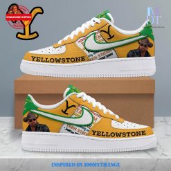 Yellowstone Train Station Premium Edition Air Force 1 Sneakers