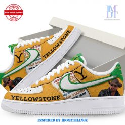 Yellowstone Train Station Premium Edition Air Force 1 Sneakers