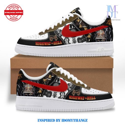 AC/DC Highway to Hell Premium Edition Air Force 1 Sneakers