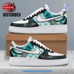 Disturbed The Sickness 25th Anniversary Tour Premium Edition Air Force 1 Sneakers