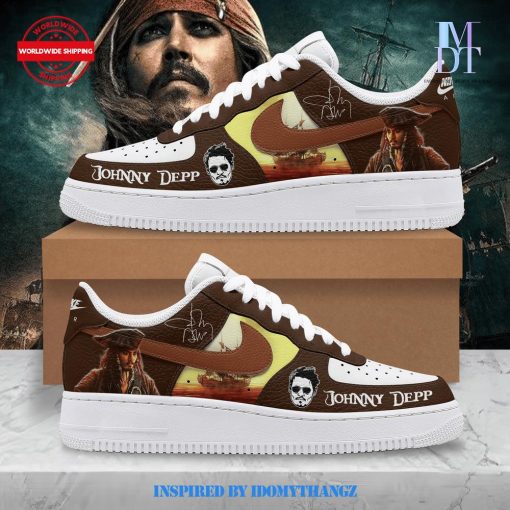 Johnny Depp Premium Edition Air Force 1 Sneakers