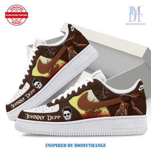 Johnny Depp Premium Edition Air Force 1 Sneakers