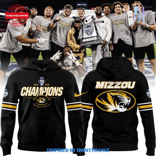 Missouri Tigers Football 2024 Transperfect Music City Bowl Champions Limited Hoodie