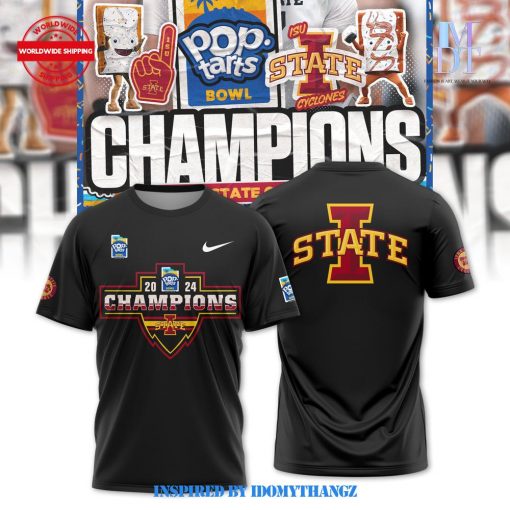 Iowa State Football Pop-Tarts Bowl Champions Limited T-Shirt