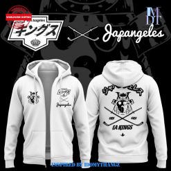 Japangeles x Los Angeles Kings 2025 Limited Edition White Hoodie