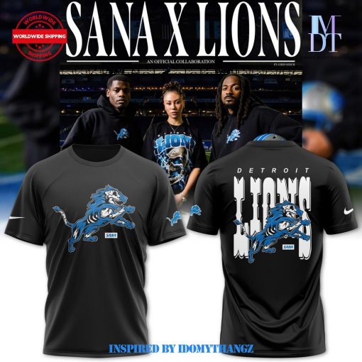 SANA x Detroit Lions 2025 Nike Limited T-Shirt