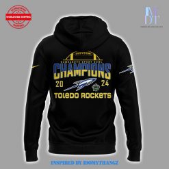 Toledo Rockets Football 2024 GameAbove Sports Bowl Champions Black Hoodie